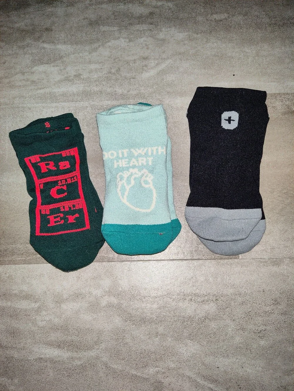 FIGS No Show Socks Lot of 3 Pairs Medical Nurse Healthcare One Size EUC
